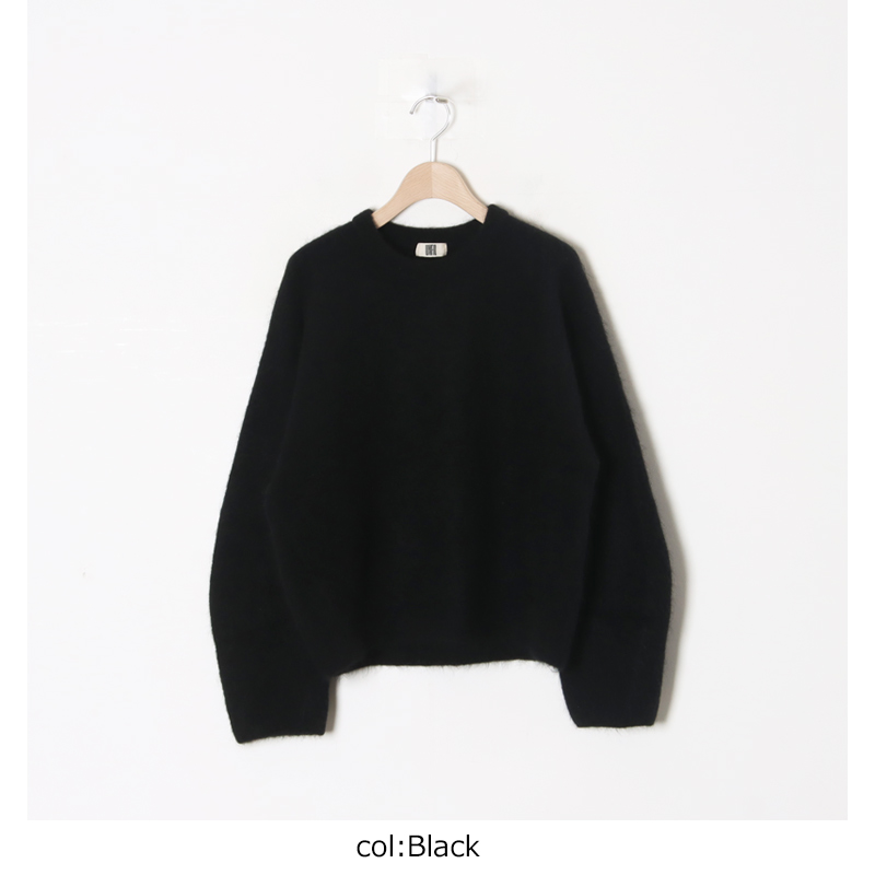 unfil(ե) stretch superkid mohair crew-neck P/O