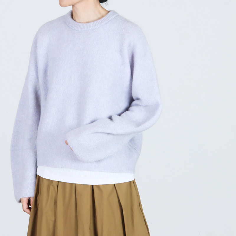 unfil(ե) stretch superkid mohair crew-neck P/O