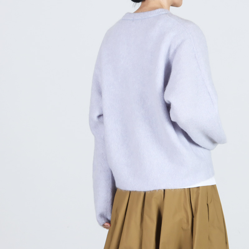 unfil(ե) stretch superkid mohair crew-neck P/O