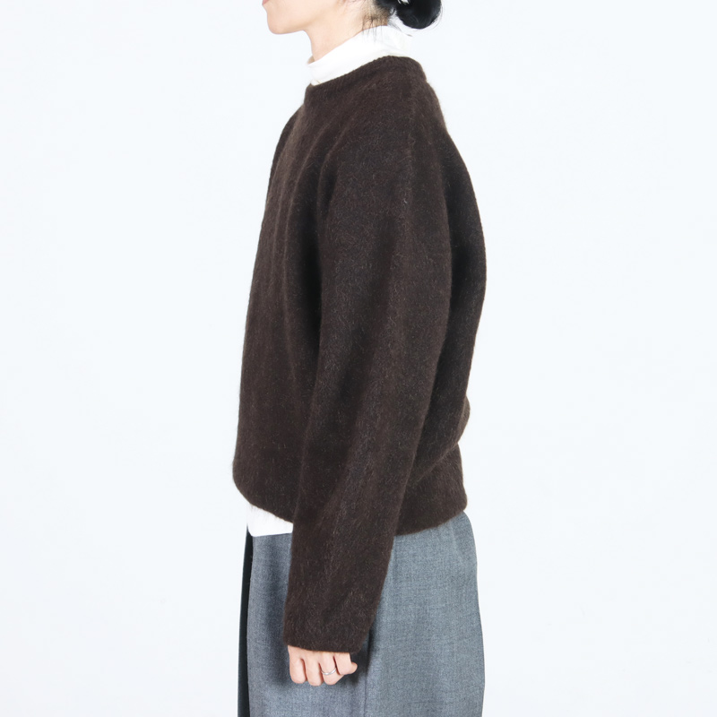 unfil(ե) stretch superkid mohair crew-neck P/O
