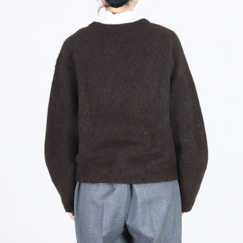 unfil(ե) stretch superkid mohair crew-neck P/O