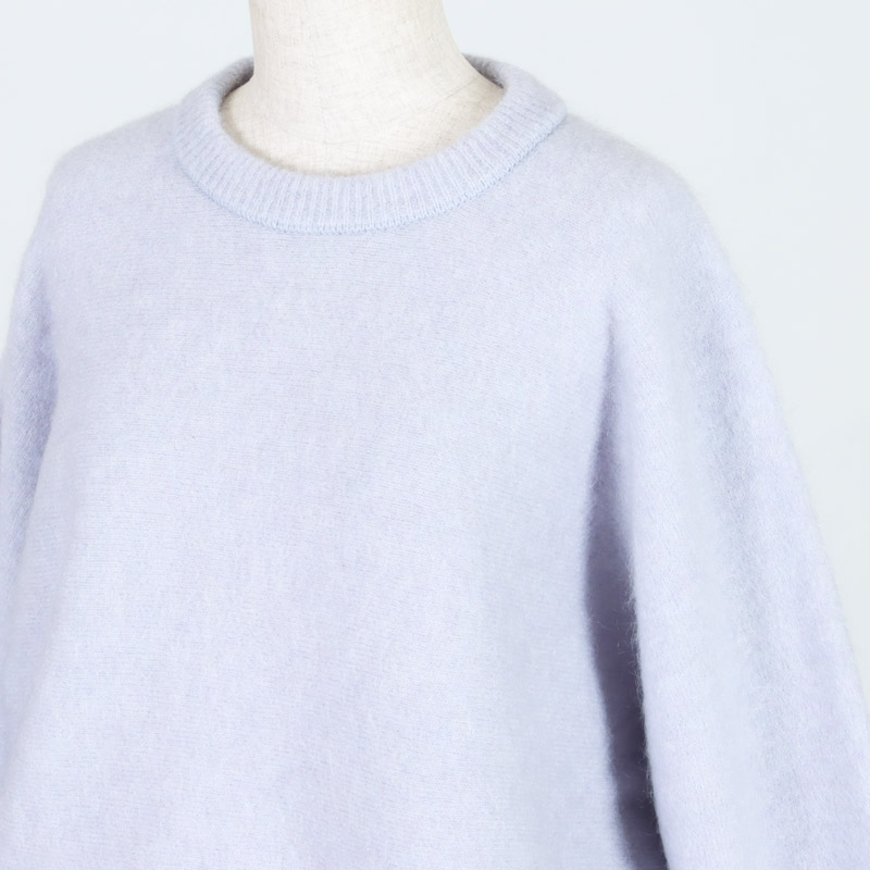 unfil(ե) stretch superkid mohair crew-neck P/O