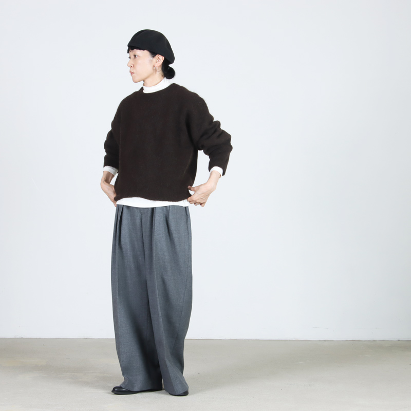 unfil(ե) stretch superkid mohair crew-neck P/O