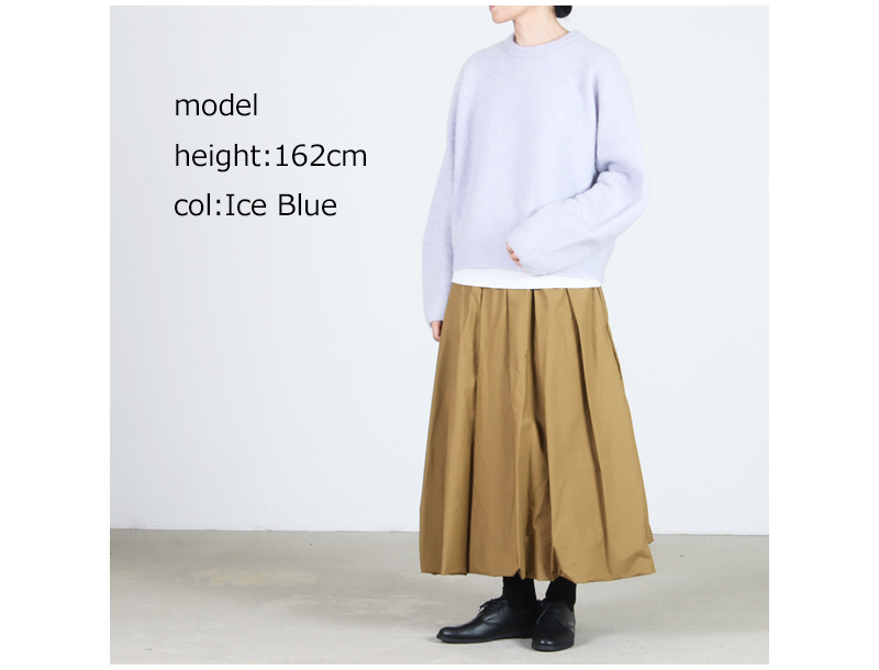 unfil(ե) stretch superkid mohair crew-neck P/O