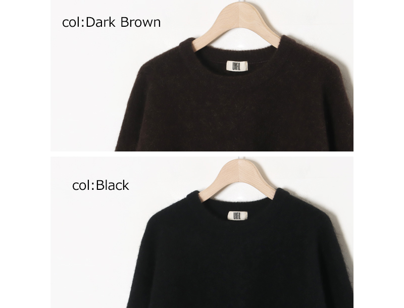unfil(ե) stretch superkid mohair crew-neck P/O