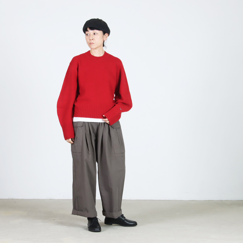 unfil(ե) fine lambs wool crew-neck P/O