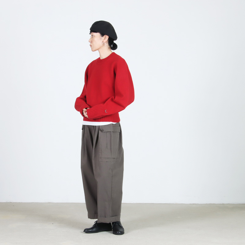 unfil(ե) fine lambs wool crew-neck P/O