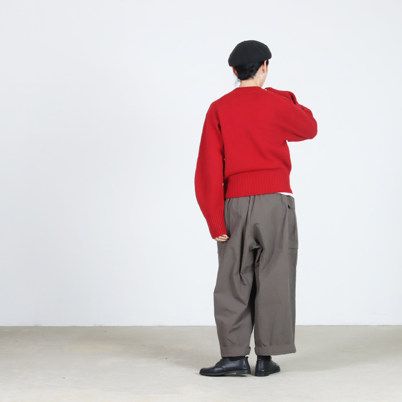 unfil(ե) fine lambs wool crew-neck P/O