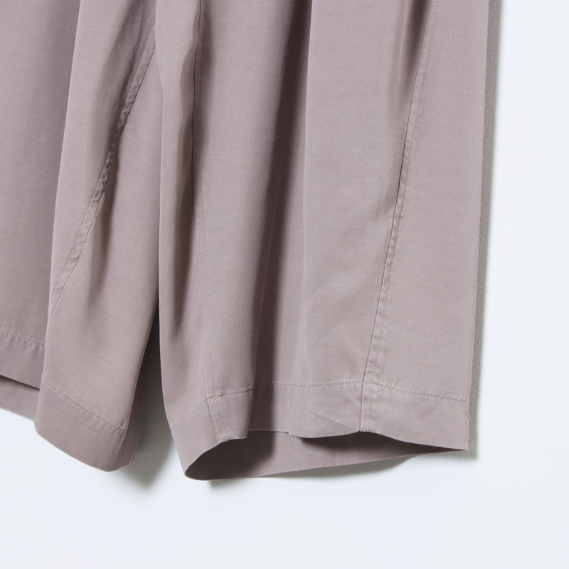unfil(����ե���) rayon gabardine pigment washed BIG easy trousers