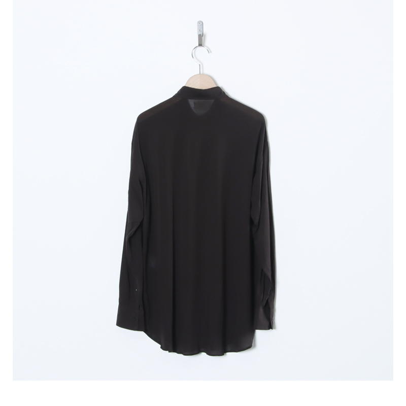 unfil(����ե���) twisted cotton sheer jersey fluid shirt
