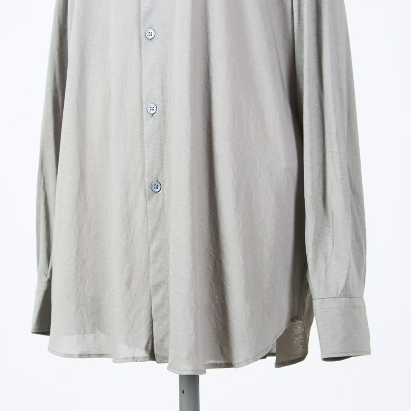 unfil(����ե���) twisted cotton sheer jersey fluid shirt