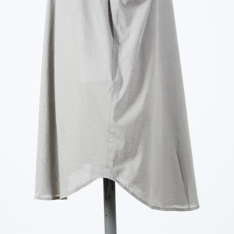 unfil(����ե���) twisted cotton sheer jersey fluid shirt