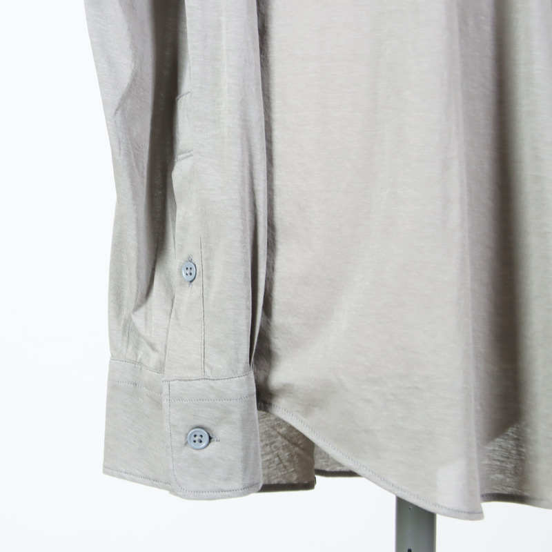 unfil(����ե���) twisted cotton sheer jersey fluid shirt