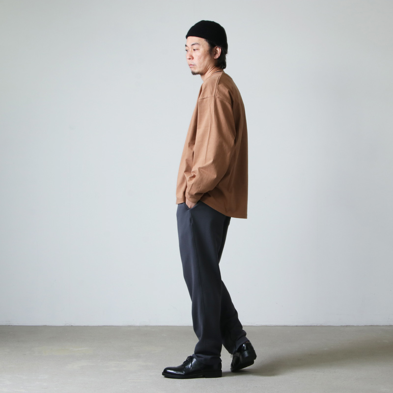 unfil (アンフィル) cotton french terry sweat pants / コットン