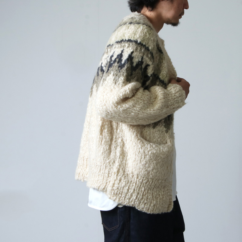 unfil(ե) cashmere blend hand-knit cardigan