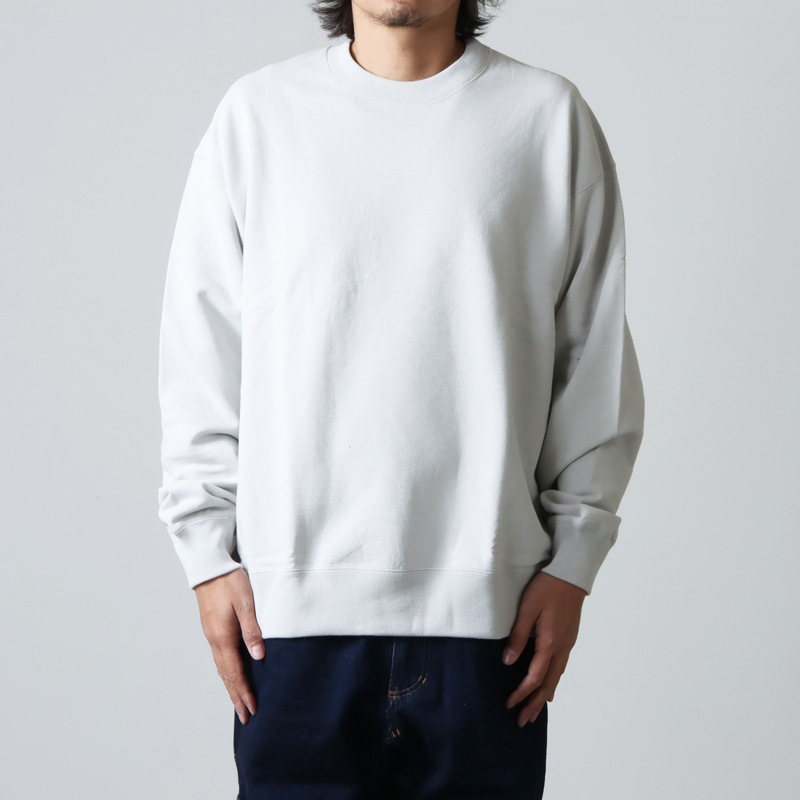 unfil (アンフィル) cotton & paper terry sweatshirt / コットン 