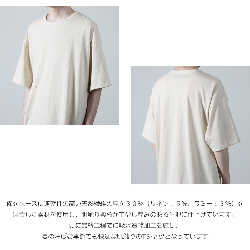 VANCOF(󥳥) LINEN COM TEE