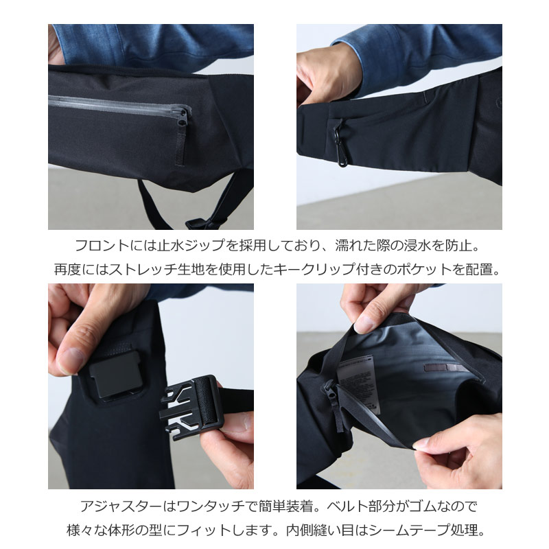 証明書の写真を新品タグ Arc'teryx Veilance Monad Waist Pack