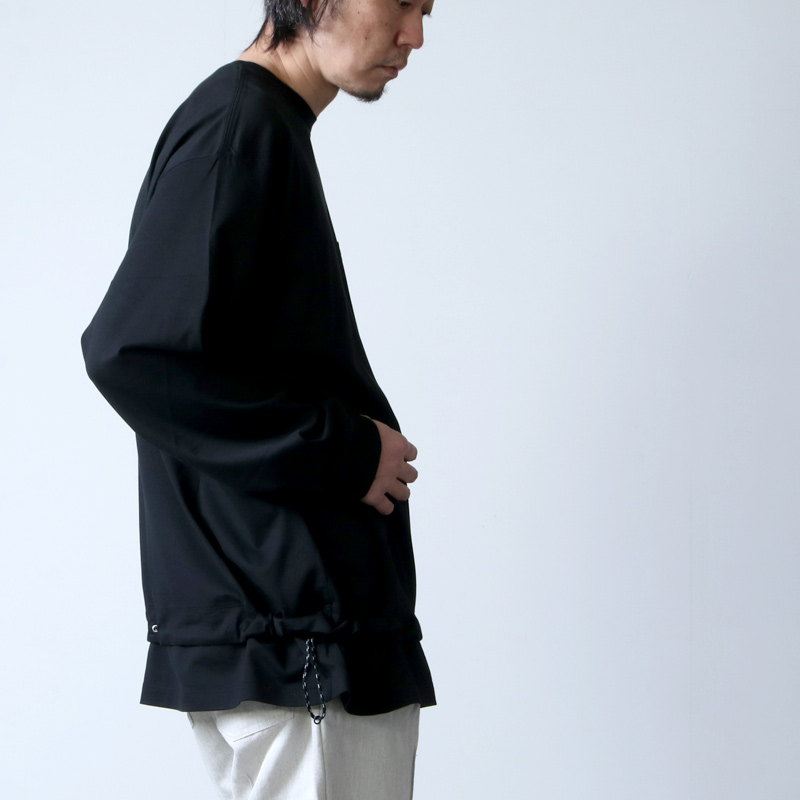 WELLDER (ウェルダー) Drawstring Long Sleeve T-Shirt / ドロー 