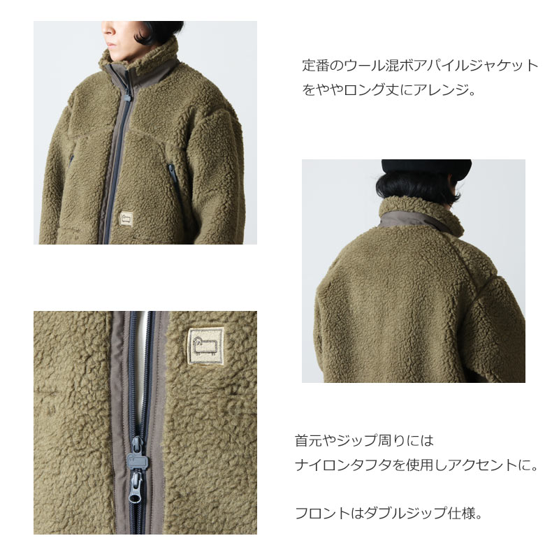 WOOLRICH ウールリッチ TERRA PILE MIDDLE JACKET / テラパイル
