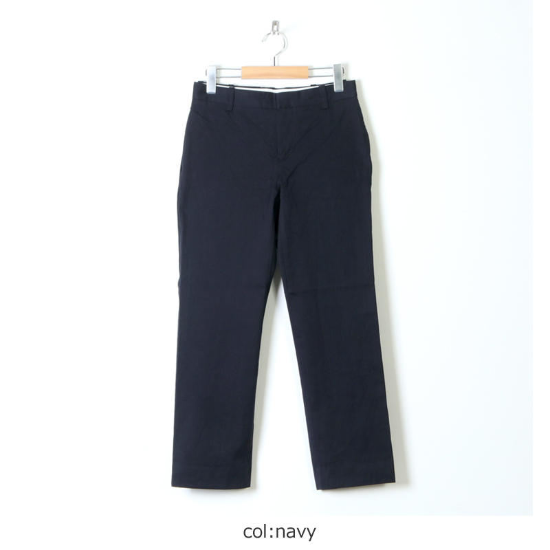 YAECA (ヤエカ) CHINO CLOTH PANTS PIPED / チノクロスパンツパイプド