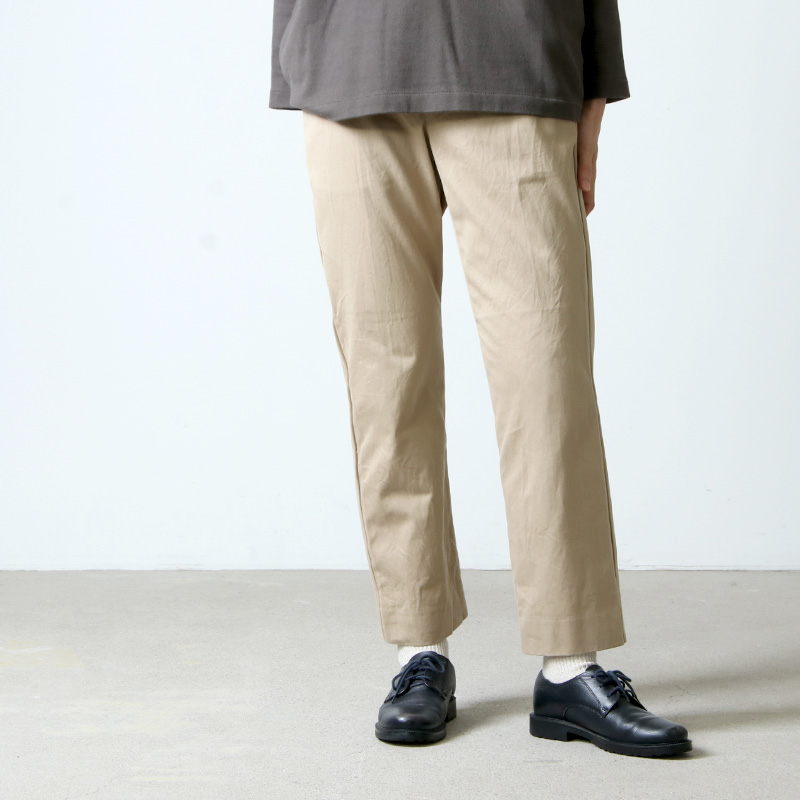 YAECA (ヤエカ) CHINO CLOTH PANTS WIDE STRAIGHT チノクロスパンツ 