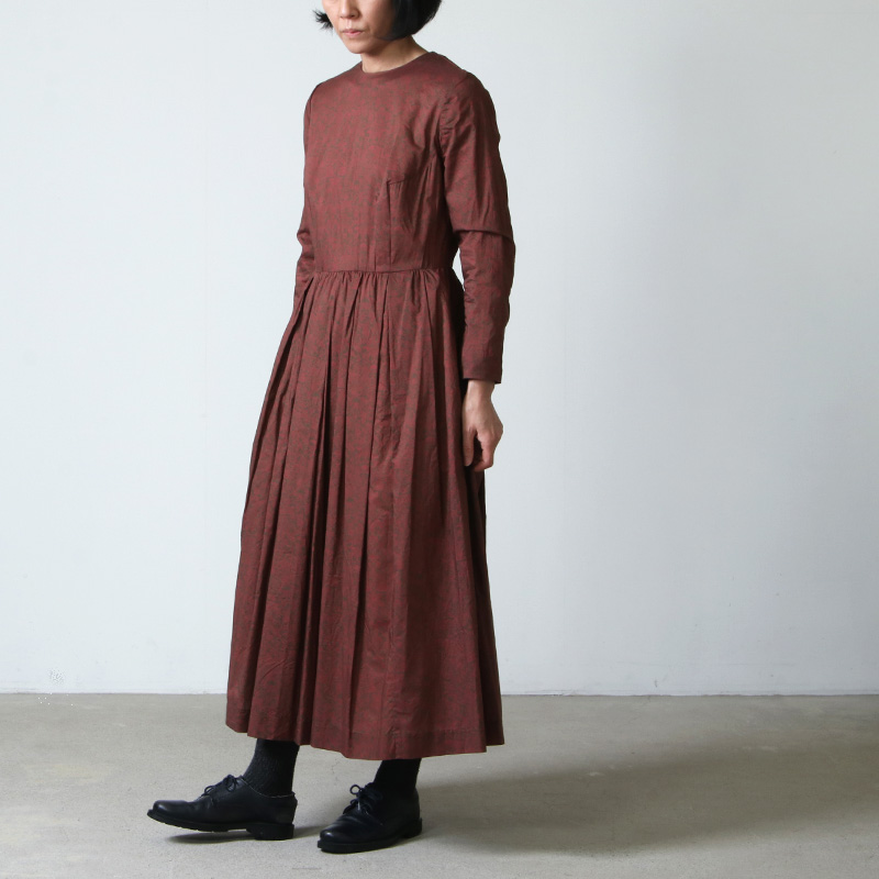 Yaeca ヤエカ Write Tuck Dress Liberty ライトタックドレスリバティ