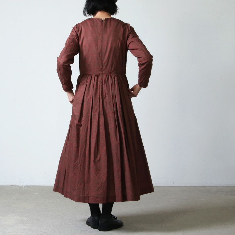 Yaeca ヤエカ Write Tuck Dress Liberty ライトタックドレスリバティ