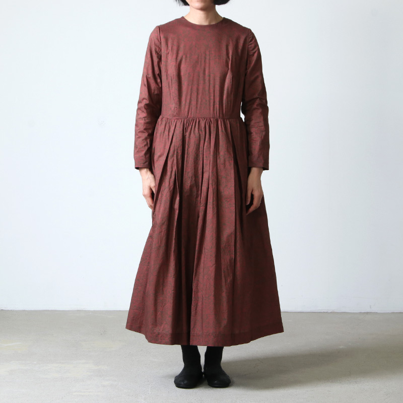 Yaeca ヤエカ Write Tuck Dress Liberty ライトタックドレスリバティ