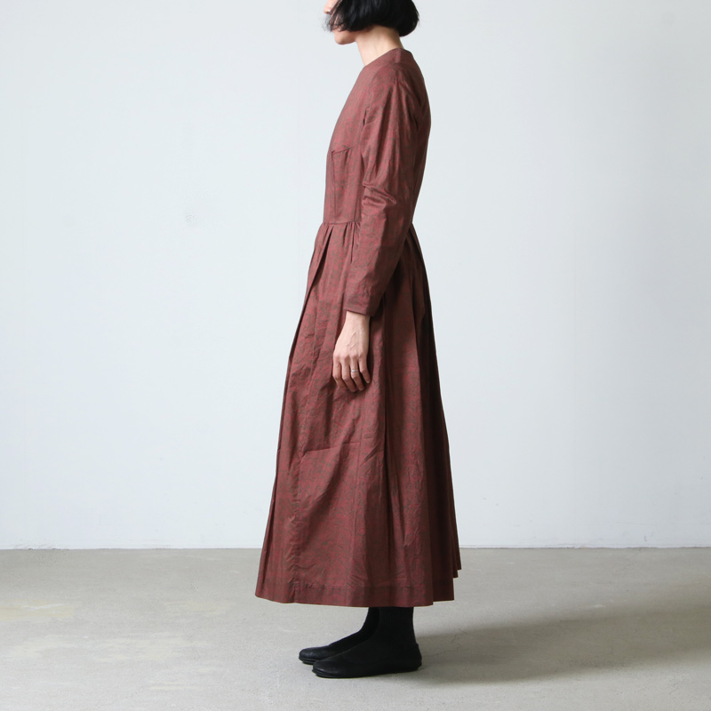 Yaeca ヤエカ Write Tuck Dress Liberty ライトタックドレスリバティ