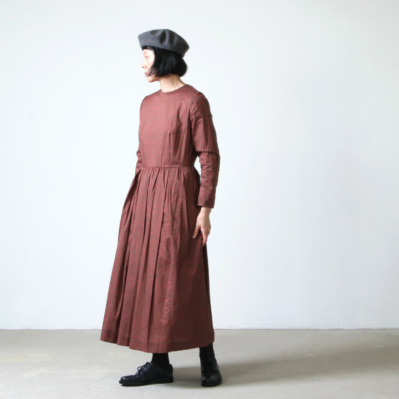 Yaeca ヤエカ Write Tuck Dress Liberty ライトタックドレスリバティ