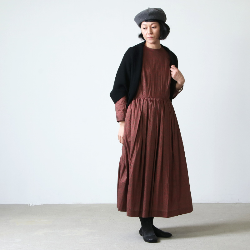 Yaeca ヤエカ Write Tuck Dress Liberty ライトタックドレスリバティ