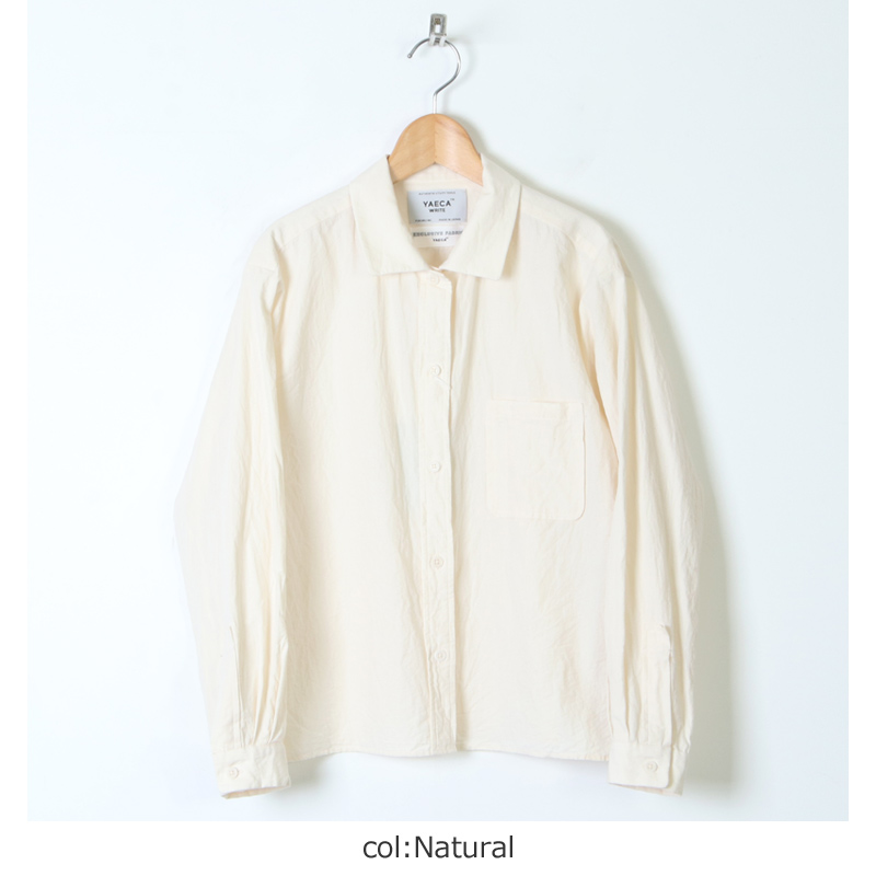 YAECA(䥨) WRITE BUTTON SHIRT WIDE