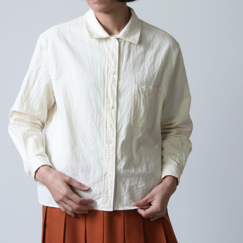 YAECA(䥨) WRITE BUTTON SHIRT WIDE