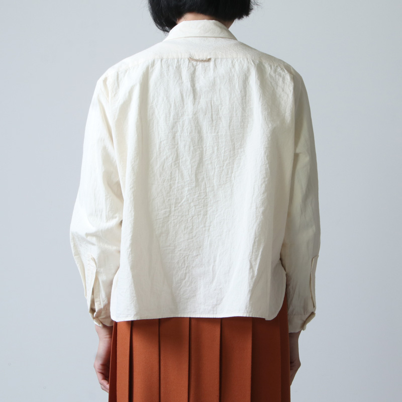 YAECA(䥨) WRITE BUTTON SHIRT WIDE