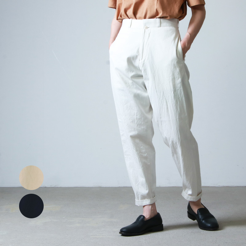YAECA (䥨) CHINO CLOTH PANTS WIDE TAPERED / Υѥĥ磻ɥơѡ