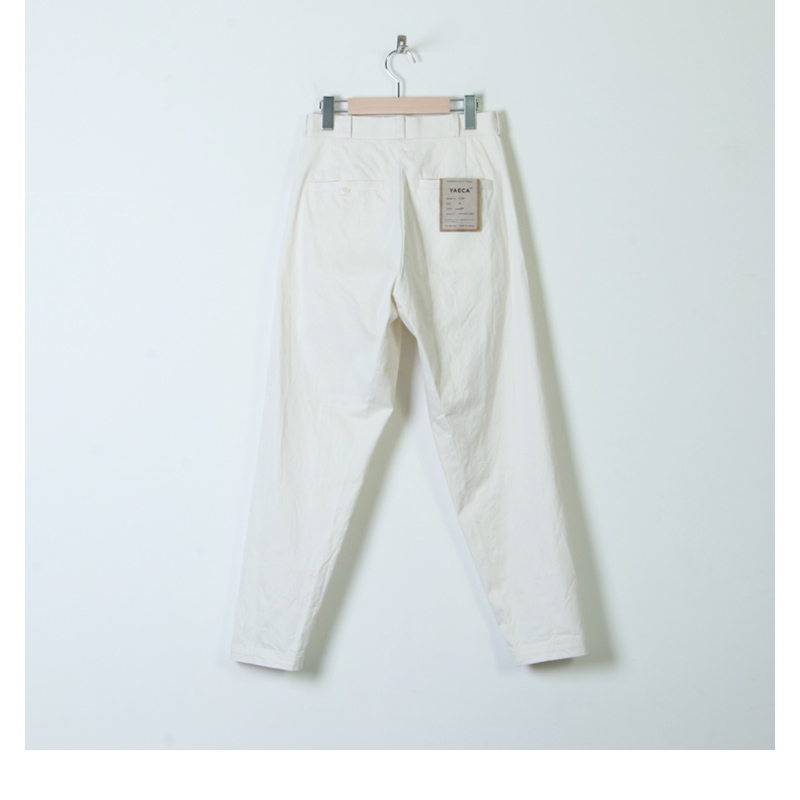 YAECA (ヤエカ) CHINO CLOTH PANTS WIDE TAPERED / チノクロスパンツ