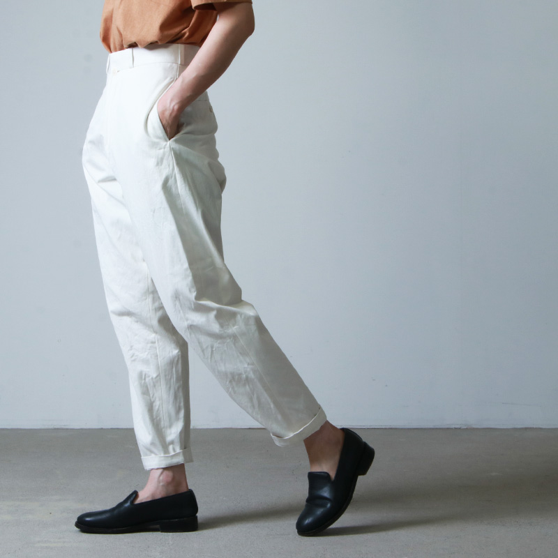 YAECA (ヤエカ) CHINO CLOTH PANTS WIDE TAPERED / チノクロスパンツ