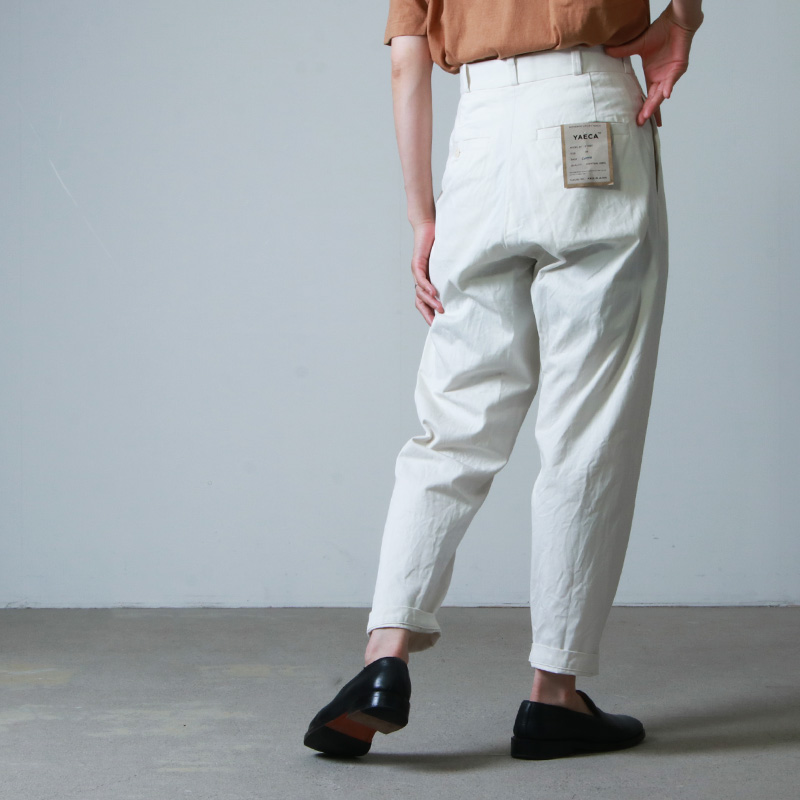 YAECA (ヤエカ) CHINO CLOTH PANTS WIDE TAPERED / チノクロスパンツ