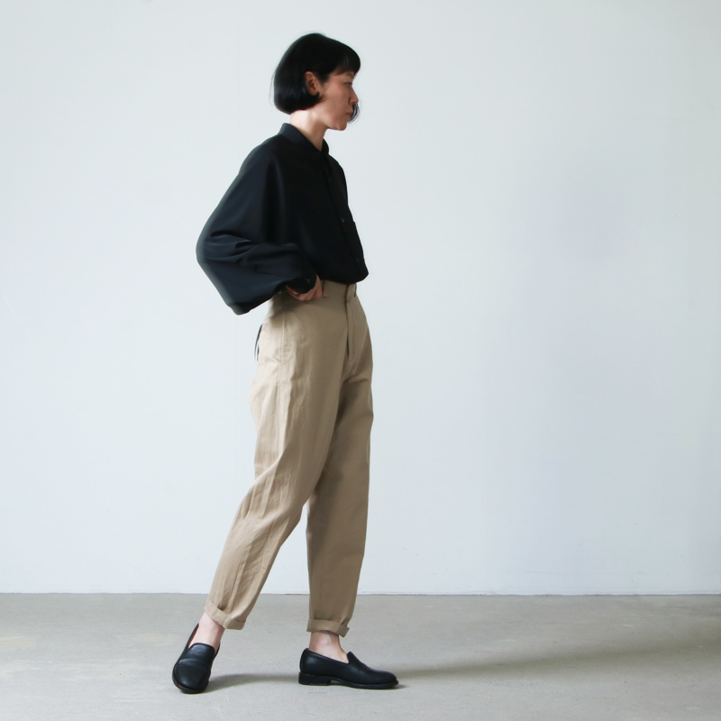 YAECA (ヤエカ) CHINO CLOTH PANTS WIDE TAPERED / チノクロスパンツ