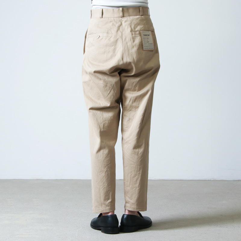 YAECA (ヤエカ) CHINO CLOTH PANTS WIDE TAPERED / チノクロスパンツ