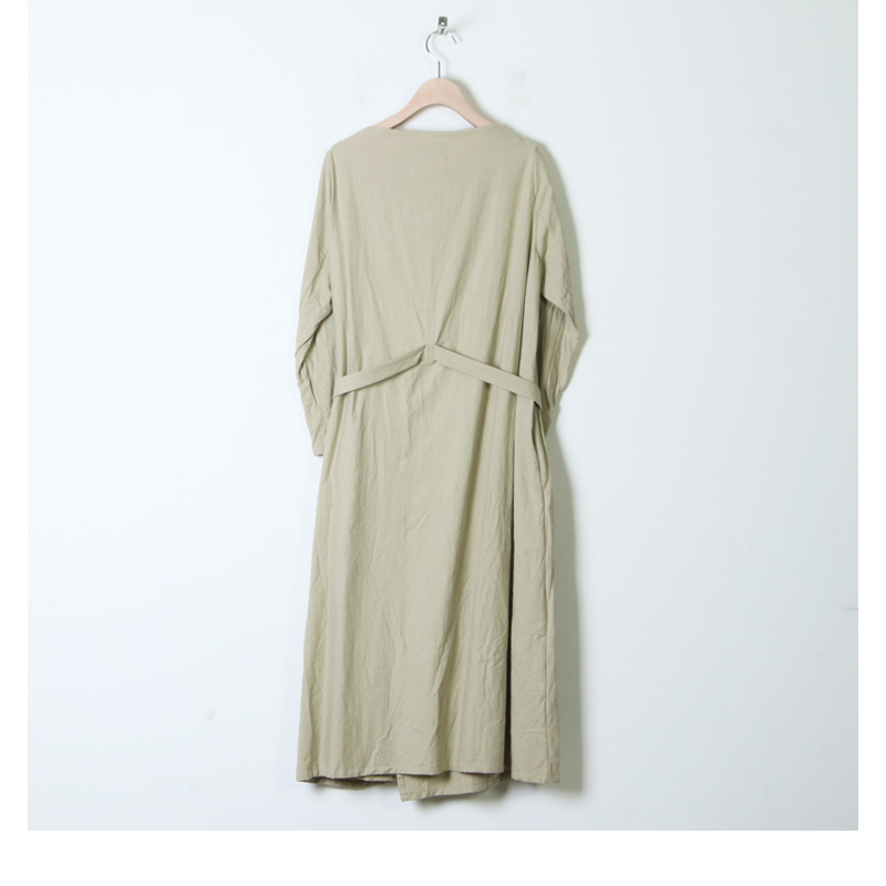 YAECA (ヤエカ) WRITE WRAP DRESS / ライトラップドレス