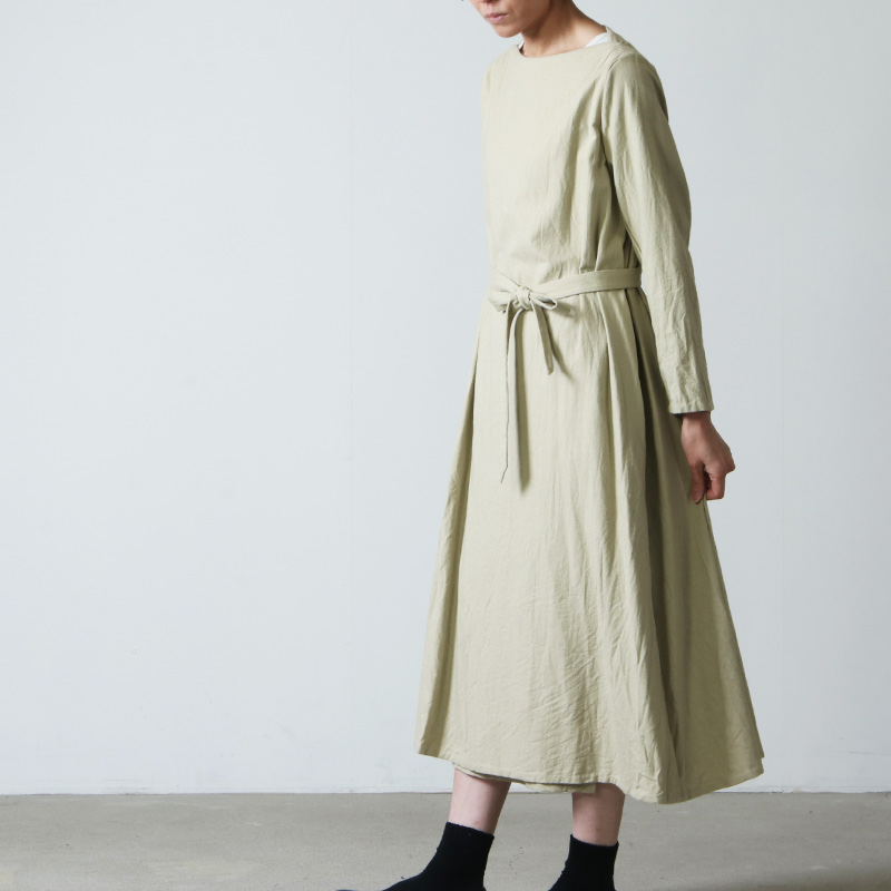 YAECA (ヤエカ) WRITE WRAP DRESS / ライトラップドレス