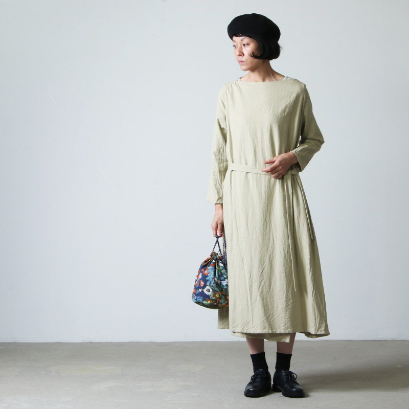 YAECA (ヤエカ) WRITE WRAP DRESS / ライトラップドレス