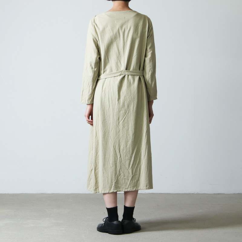 YAECA (ヤエカ) WRITE WRAP DRESS / ライトラップドレス