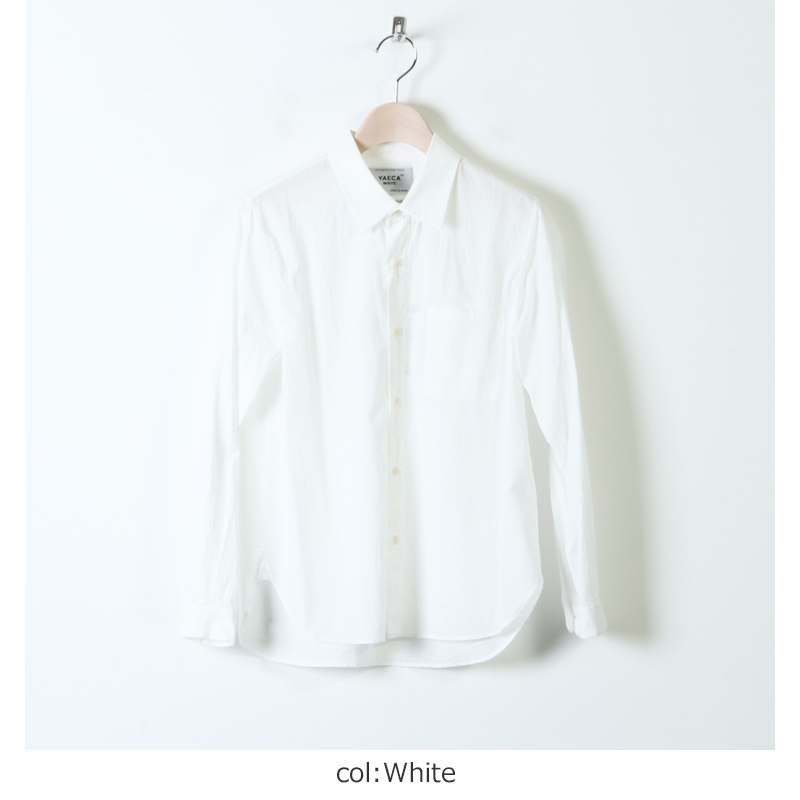 YAECA(䥨) WRITE BUTTON SHIRT