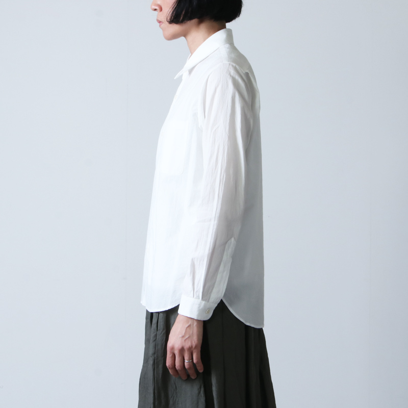 日本限定モデル】 YAECA ボタンシャツ WRITE（ヤエカ ライト）| WRITE