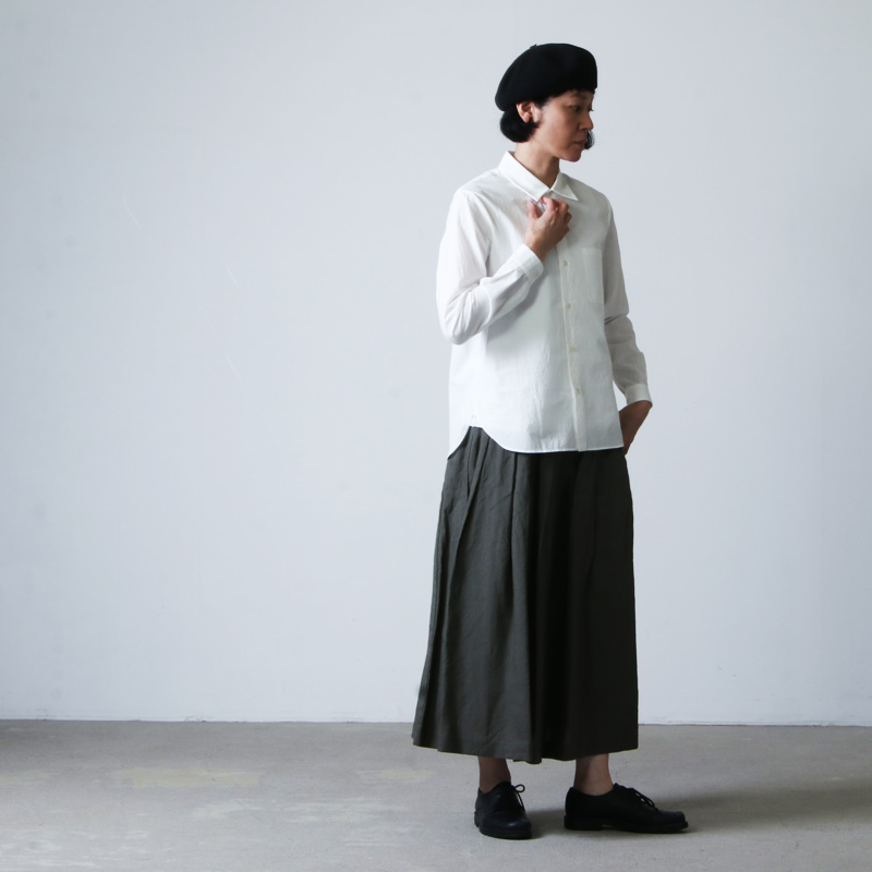 YAECA(䥨) WRITE BUTTON SHIRT