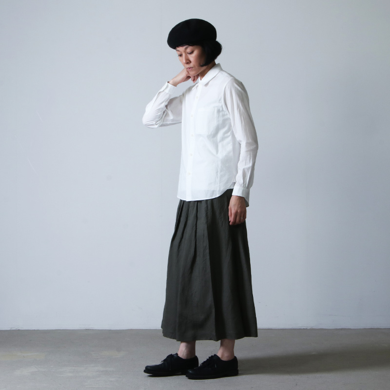 YAECA(䥨) WRITE BUTTON SHIRT