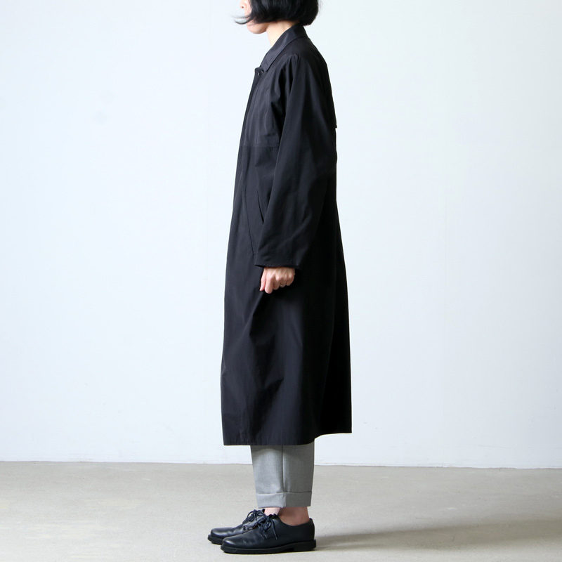 YAECA ヤエカ CONTEMPO RAIN COAT black / コンテンポレインコート